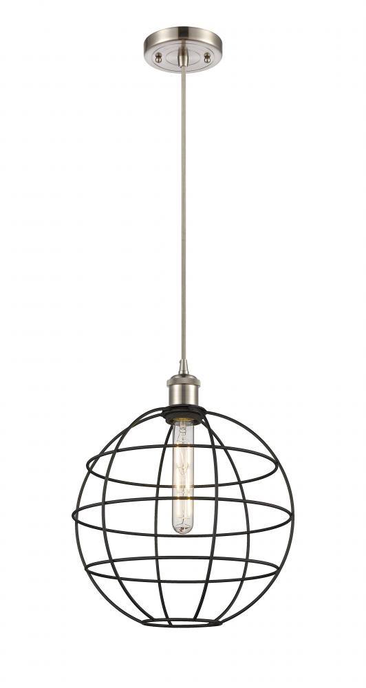 Lake Placid - 1 Light - 12 inch - Satin Nickel - Mini Pendant