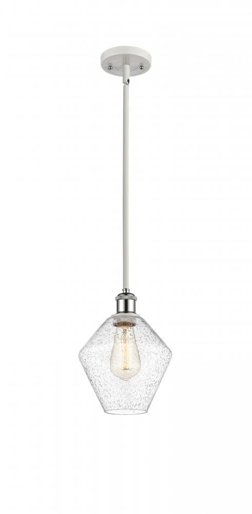 Cindyrella - 1 Light - 8 inch - White Polished Chrome - Mini Pendant