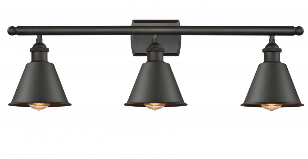 Smithfield - 3 Light - 27 inch - Oil Rubbed Bronze - Bath Vanity Light