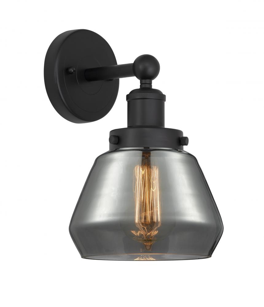 Fulton - 1 Light - 7 inch - Matte Black - Sconce