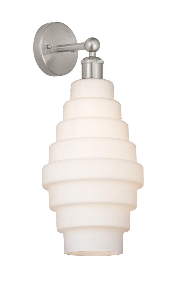 Cascade - 1 Light - 8 inch - Satin Nickel - Sconce