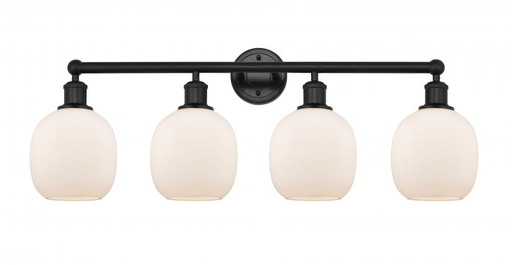 Belfast - 4 Light - 33 inch - Matte Black - Bath Vanity Light