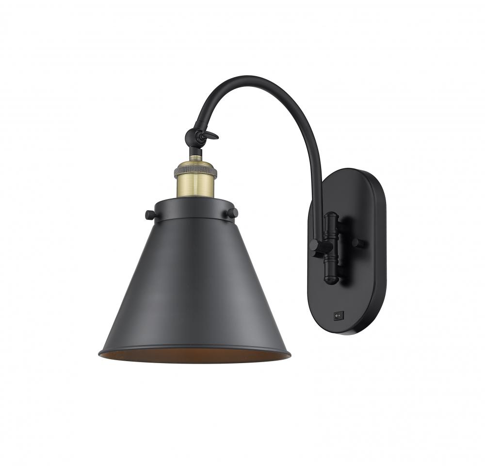 Appalachian - 1 Light - 8 inch - Black Antique Brass - Sconce