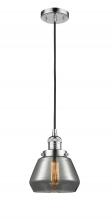 Innovations Lighting 201C-PC-G173-LED - Fulton - 1 Light - 7 inch - Polished Chrome - Cord hung - Mini Pendant