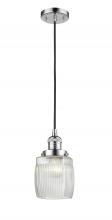 Innovations Lighting 201C-PC-G302-LED - Colton - 1 Light - 6 inch - Polished Chrome - Cord hung - Mini Pendant