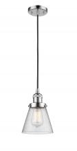 Innovations Lighting 201C-PC-G64-LED - Cone - 1 Light - 6 inch - Polished Chrome - Cord hung - Mini Pendant