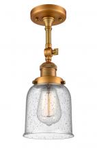 Innovations Lighting 201F-BB-G54-LED - Bell - 1 Light - 5 inch - Brushed Brass - Semi-Flush Mount