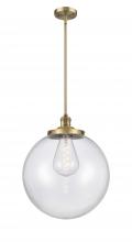 Innovations Lighting 201S-BB-G202-16 - Beacon - 1 Light - 16 inch - Brushed Brass - Stem Hung - Pendant