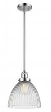 Innovations Lighting 201S-PC-G222-LED - Seneca Falls - 1 Light - 10 inch - Polished Chrome - Stem Hung - Mini Pendant