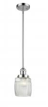 Innovations Lighting 201S-PC-G302-LED - Colton - 1 Light - 6 inch - Polished Chrome - Stem Hung - Mini Pendant