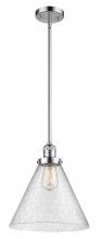 Innovations Lighting 201S-PC-G44-L-LED - Cone - 1 Light - 12 inch - Polished Chrome - Stem Hung - Mini Pendant