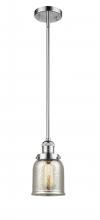 Innovations Lighting 201S-PC-G58-LED - Bell - 1 Light - 5 inch - Polished Chrome - Stem Hung - Mini Pendant