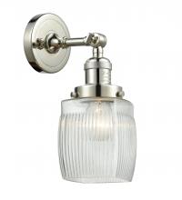 Innovations Lighting 203-PN-G302-LED - Colton - 1 Light - 6 inch - Polished Nickel - Sconce