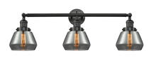 Innovations Lighting 205-BK-G173-LED - Fulton - 3 Light - 30 inch - Matte Black - Bath Vanity Light