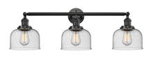 Innovations Lighting 205-OB-G74-LED - Bell - 3 Light - 32 inch - Oil Rubbed Bronze - Bath Vanity Light