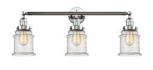 Innovations Lighting 205-PC-G184-LED - Canton - 3 Light - 30 inch - Polished Chrome - Bath Vanity Light