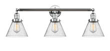 Innovations Lighting 205-PC-G44-LED - Cone - 3 Light - 32 inch - Polished Chrome - Bath Vanity Light