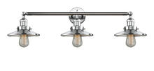 Innovations Lighting 205-PC-M7-LED - Railroad - 3 Light - 32 inch - Polished Chrome - Bath Vanity Light