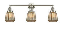 Innovations Lighting 205-SN-G146-LED - Chatham - 3 Light - 30 inch - Brushed Satin Nickel - Bath Vanity Light