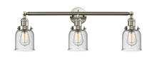 Innovations Lighting 205-SN-G54-LED - Bell - 3 Light - 30 inch - Brushed Satin Nickel - Bath Vanity Light