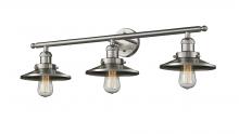 Innovations Lighting 205-SN-M2-LED - Railroad - 3 Light - 32 inch - Brushed Satin Nickel - Bath Vanity Light