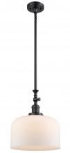 Innovations Lighting 206-BK-G71-L - Bell - 1 Light - 12 inch - Matte Black - Stem Hung - Mini Pendant