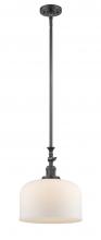 Innovations Lighting 206-OB-G71-L - Bell - 1 Light - 12 inch - Oil Rubbed Bronze - Stem Hung - Mini Pendant