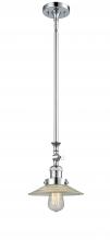 Innovations Lighting 206-PC-G2-LED - Halophane - 1 Light - 9 inch - Polished Chrome - Stem Hung - Mini Pendant