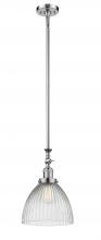 Innovations Lighting 206-PC-G222-LED - Seneca Falls - 1 Light - 10 inch - Polished Chrome - Stem Hung - Mini Pendant