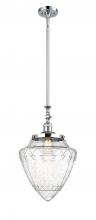 Innovations Lighting 206-PC-G664-12-LED - Bullet - 1 Light - 12 inch - Polished Chrome - Stem Hung - Mini Pendant