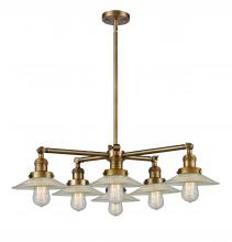 Innovations Lighting 207-6CR-BB-G2 - Halophane 6 Light Chandelier