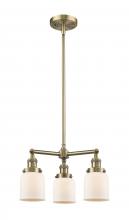 Innovations Lighting 207-AB-G51-LED - Bell - 3 Light - 19 inch - Antique Brass - Stem Hung - Chandelier