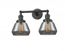 Innovations Lighting 208-OB-G173-LED - Fulton - 2 Light - 17 inch - Oil Rubbed Bronze - Bath Vanity Light