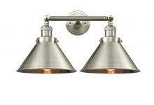 Innovations Lighting 208-SN-M10-SN-LED - Briarcliff - 2 Light - 19 inch - Brushed Satin Nickel - Bath Vanity Light