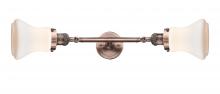 Innovations Lighting 208L-AC-G191-LED - Bellmont - 2 Light - 6 inch - Antique Copper - Bath Vanity Light