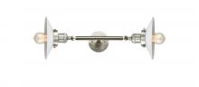 Innovations Lighting 208L-SN-G1-LED - Halophane - 2 Light - 9 inch - Brushed Satin Nickel - Bath Vanity Light