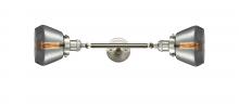 Innovations Lighting 208L-SN-G173-LED - Fulton - 2 Light - 7 inch - Brushed Satin Nickel - Bath Vanity Light