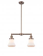 Innovations Lighting 209-AC-G191-LED - Bellmont - 2 Light - 21 inch - Antique Copper - Stem Hung - Island Light