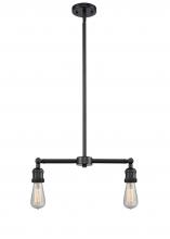 Innovations Lighting 209-OB - Bare Bulb - 2 Light - 8 inch - Oil Rubbed Bronze - Stem Hung - Island Light