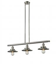 Innovations Lighting 213-SN-M2-LED - Railroad - 3 Light - 41 inch - Brushed Satin Nickel - Stem Hung - Island Light