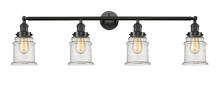 Innovations Lighting 215-OB-G184-LED - Canton - 4 Light - 42 inch - Oil Rubbed Bronze - Bath Vanity Light