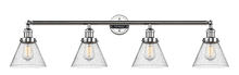 Innovations Lighting 215-PC-G44-LED - Cone - 4 Light - 44 inch - Polished Chrome - Bath Vanity Light