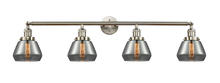 Innovations Lighting 215-SN-G173-LED - Fulton - 4 Light - 43 inch - Brushed Satin Nickel - Bath Vanity Light