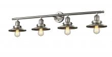 Innovations Lighting 215-SN-M2-LED - Railroad - 4 Light - 44 inch - Brushed Satin Nickel - Bath Vanity Light