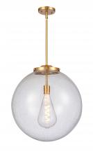 Innovations Lighting 221-1S-SG-G204-18-LED - Beacon - 1 Light - 18 inch - Satin Gold - Cord hung - Pendant