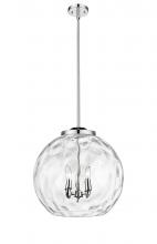 Innovations Lighting 221-3S-PC-G1215-18-LED - Athens Water Glass - 3 Light - 18 inch - Polished Chrome - Cord hung - Pendant