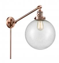 Innovations Lighting 237-AC-G204-10-LED - Beacon - 1 Light - 10 inch - Antique Copper - Swing Arm