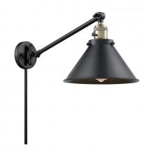 Innovations Lighting 237-BAB-M10-BK-LED - Briarcliff - 1 Light - 10 inch - Black Antique Brass - Swing Arm