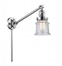 Innovations Lighting 237-PC-G184S-LED - Canton - 1 Light - 8 inch - Polished Chrome - Swing Arm