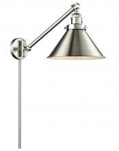 Innovations Lighting 237-SN-M10-SN-LED - Briarcliff - 1 Light - 10 inch - Brushed Satin Nickel - Swing Arm